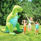 Sprinkler Dinosaurus Hijau Tiup