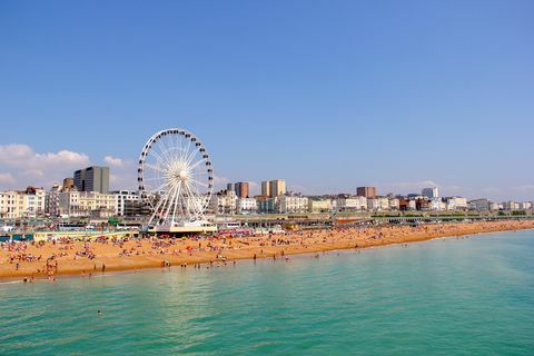 Pemandangan indah Pantai Brighton