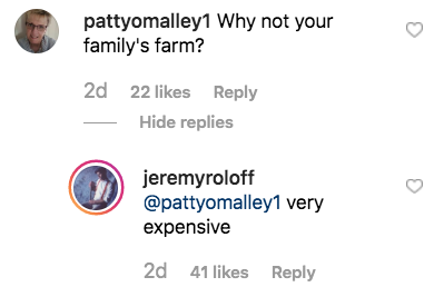 Komentar Jeremy Roloff di Instagram tentang Dirinya dan Audrey di Pertanian Membuat Penggemar 'LPBW' "Sedih"