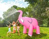 Inflatable Pink Elephant Sprinkler