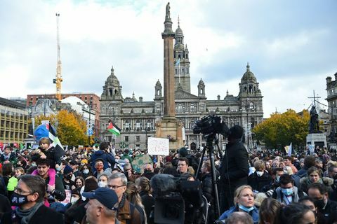 greta thunberg protes perubahan iklim glasgow