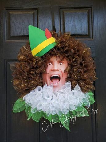 Etsy Menjual Buddy The Elf Wreaths yang akan menghidupkan pintu Anda
