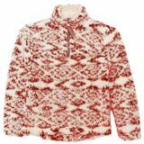 Anggota Mark Youth Burgundy Sherpa Pullover