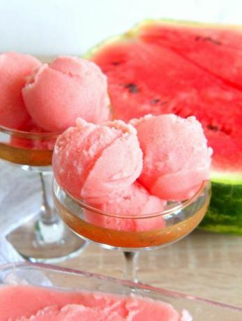 resep semangka kelapa sorbet