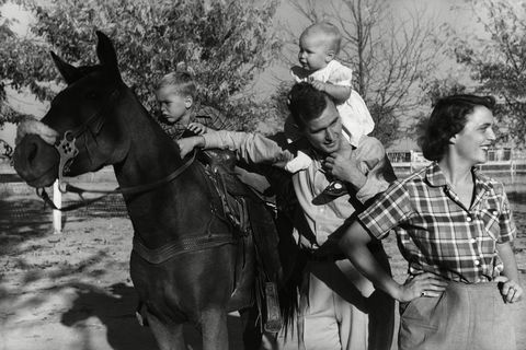 george, pauline, barbara bush dan george h.w. semak